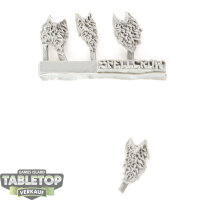 Miniaturen - 4x Furry/Wolves Tabards - Bitz