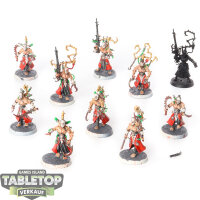 Drukhari - 10 x Wracks - teilweise bemalt