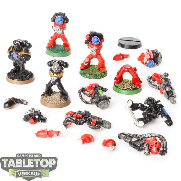 Blood Angels - 6 x Devastator Squad klassisch - teilweise gebaut
