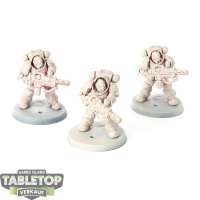 Space Marines - 3 x Primaris Eradicators - teilweise bemalt