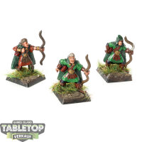 Miniaturen - 3 x Wood Elf Archers - bemalt