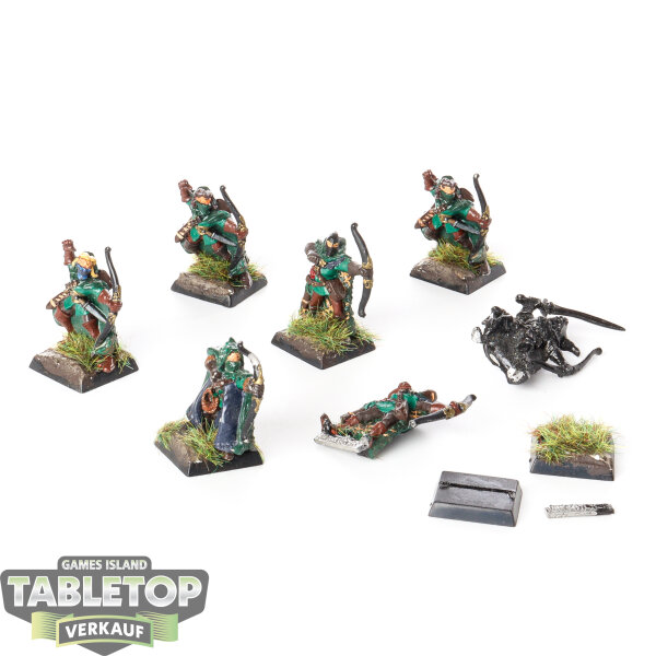 Wood Elf Realms - 7 x Waywatchers klassisch - teilweise bemalt
