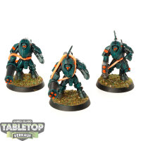 Tau Empire - 3x Stealth Battlesuits - bemalt