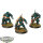 Tau Empire - 3x Stealth Battlesuits - bemalt