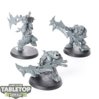 Orruk Warclans - 3 Brute Ragerz - unbemalt