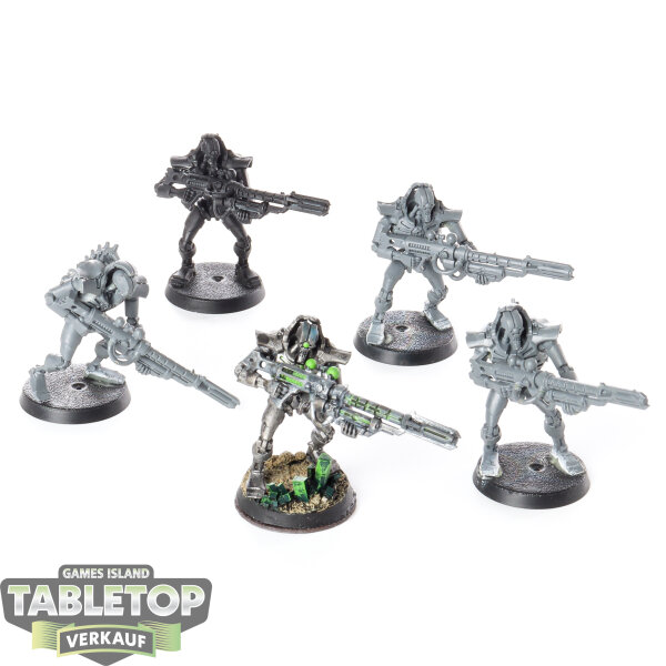 Necrons - 5 Deathmarks - teilweise bemalt