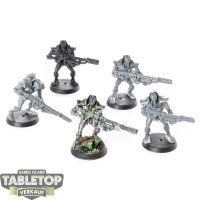Necrons - 5 Deathmarks - teilweise bemalt