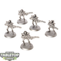 Necrons - 5 x Deathmarks - grundiert