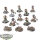 Necrons - 10 x Necron Warriors - bemalt
