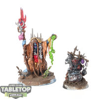 Orruk Warclans - Swampcalla Shaman with Pot-grot - bemalt