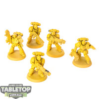 Space Marines - 5 x Hellblaster Squad - teilweise bemalt