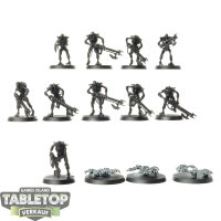 Necrons - 10x Necron Warriors - grundiert