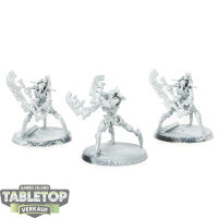 Necrons - 3x Skorpekh Detroyers - grundiert