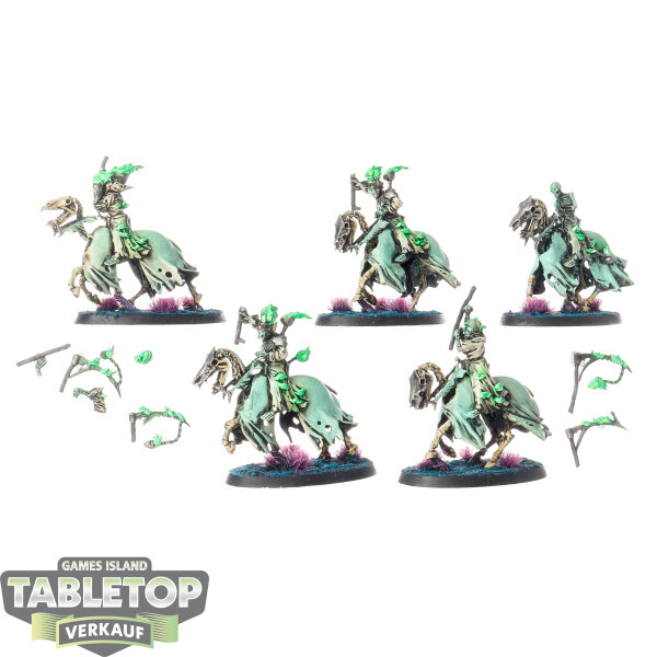 Nighthaunt - 5x Hexwraiths - bemalt