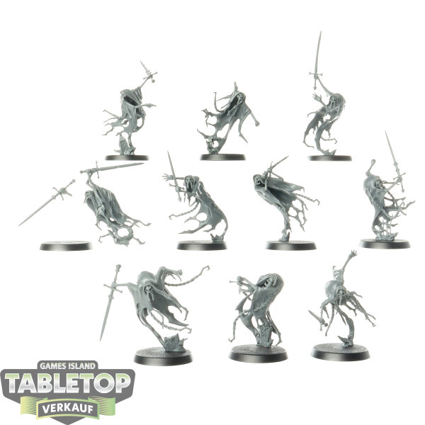 Nighthaunt - 10x Bladegheist Revenants - unbemalt