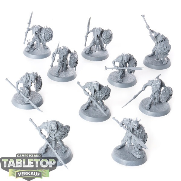 Orruk Warclans - 10 Gutrippaz - grundiert