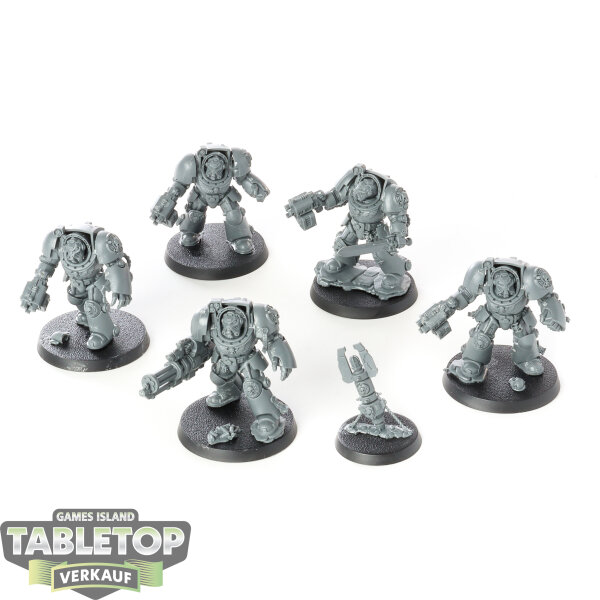 Space Marines - 5x Terminator Squad - unbemalt