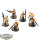 Adeptus Custodes - 5x Custodian Wardens - teilweise bemalt