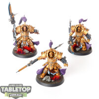 Adeptus Custodes - 3x Allarus Custodians - bemalt