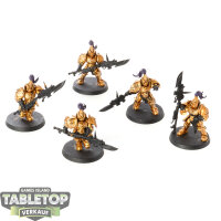 Adeptus Custodes - 5x Custodian Guard - teilweise bemalt