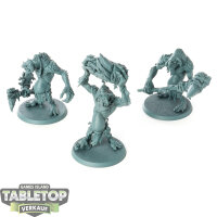 Gloomspite Gitz - Rockgut Troggoths - grundiert