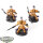 Adeptus Custodes - 3x Allarus Custodians - teilweise bemalt