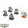 Grey Knights - 5x Brotherhood Terminator Squad - teilweise bemalt