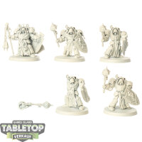 Dark Angels - 5 Deathwing Knights classic - grundiert
