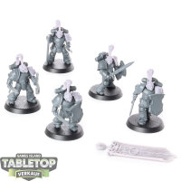 Horus Heresy - 5x MKIII Legion Command Squad - unbemalt