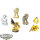Space Marines - 5x Devastator Squad - teilweise bemalt