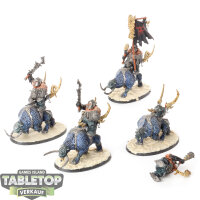 Ogor Mawtribes - 4 x Mournfang Pack - bemalt