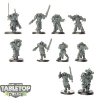 Black Templars - 10 Primaris Crusader Squad - unbemalt