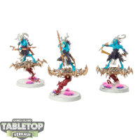 Thousand Sons - 3x Tzaangor Enlightened - bemalt