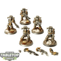 Horus Heresy - 5x Iron Warriors Legion MKIII Iron Armour...