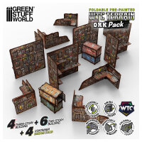 Green Stuff World - Pre-Painted Foldable WTC terrain pack - Orks