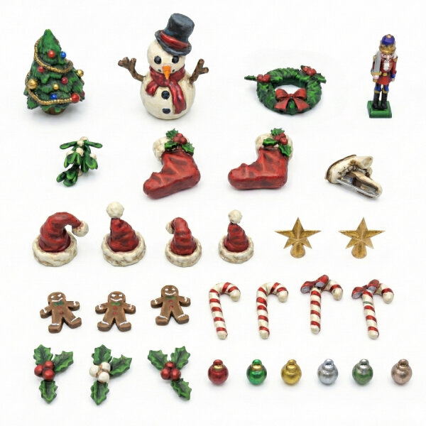Green Stuff World - Christmas Decorations set 1:48-1:35