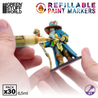 Green Stuff World - Display Box of Refillable Markers 1 - Detail (x30)