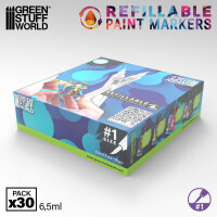 Green Stuff World - Display Box of Refillable Markers 1 - Detail (x30)