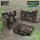 Green Stuff World - Matched Play Pre-Painted Foldable Small L-shaped Ruin - Sci-fi