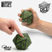 Green Stuff World - Squishy D20 Dice - GOBLIN