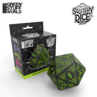 Green Stuff World - Squishy D20 Dice - GOBLIN