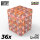 Green Stuff World - 36x D6 12mm Dice - Clear Pink / Orange