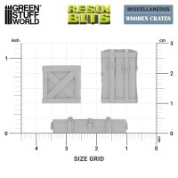 Green Stuff World - Wooden Crates 1:48