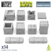 Green Stuff World - Wooden Crates 1:48