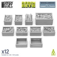 Green Stuff World - Wooden Food Crates 1:48