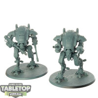 Imperial Knights - 2x Armiger Helverins - grundiert