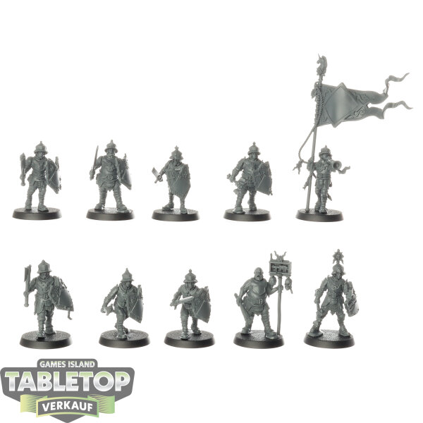 Cities of Sigmar - 10x Freeguild Steelhelms - unbemalt
