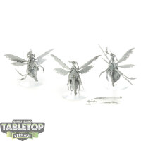 Maggotkin of Nurgle - 3x Plague Drones - grundiert