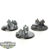 Astra Militarum - 3x Heavy Weapons Squad - teilweise bemalt