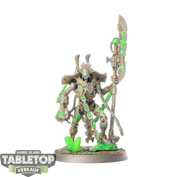 Necrons - Overlord with Tachyon Arrow - bemalt